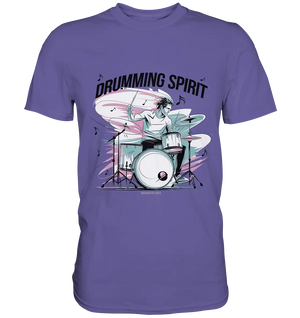 Energie am Schlagzeug - Premium Shirt Bright Lights Arts