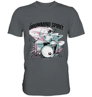 Energie am Schlagzeug - Premium Shirt Bright Lights Arts
