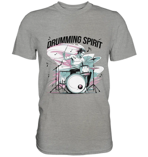 Energie am Schlagzeug - Premium Shirt Bright Lights Arts