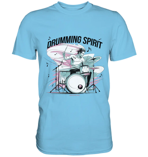 Energie am Schlagzeug - Premium Shirt Bright Lights Arts