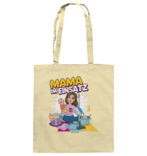 Erst Yoga, dann Kaffee Kopie - Baumwolltasche Bright Lights Arts