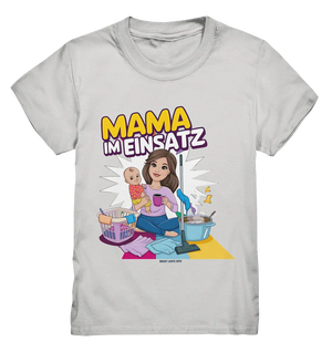 Erst Yoga, dann Kaffee Kopie - Kids Premium Shirt Bright Lights Arts