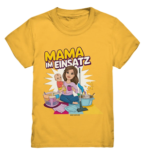 Erst Yoga, dann Kaffee Kopie - Kids Premium Shirt Bright Lights Arts