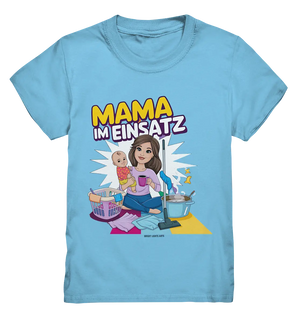 Erst Yoga, dann Kaffee Kopie - Kids Premium Shirt Bright Lights Arts