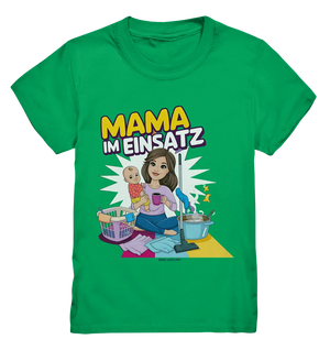 Erst Yoga, dann Kaffee Kopie - Kids Premium Shirt Bright Lights Arts