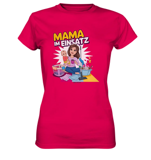 Erst Yoga, dann Kaffee Kopie - Ladies Premium Shirt Bright Lights Arts