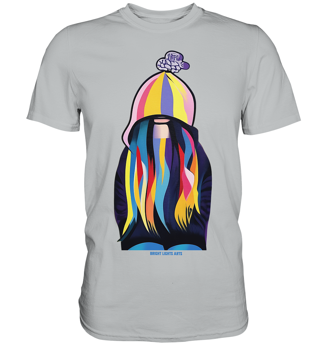 Farbenfrohes Urban Art Design – Ausdruckskraft & Dynamik - Premium Shirt Bright Lights Arts