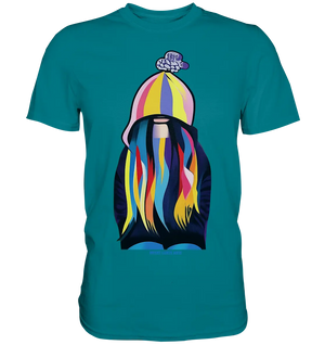 Farbenfrohes Urban Art Design – Ausdruckskraft & Dynamik - Premium Shirt Bright Lights Arts