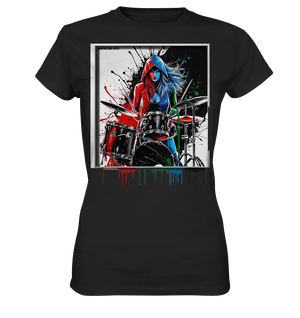 Farbenschlag - Ladies Premium Shirt Bright Lights Arts