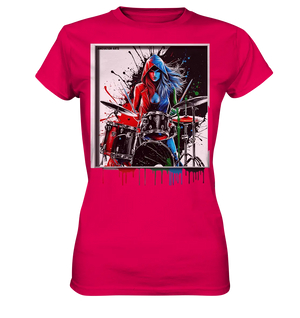 Farbenschlag - Ladies Premium Shirt Bright Lights Arts