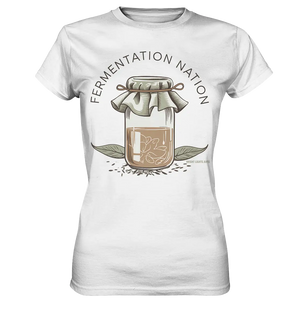 Fermentation Nation – Vintage Glasdesign - Ladies Premium Shirt Bright Lights Arts