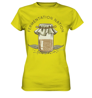 Fermentation Nation – Vintage Glasdesign - Ladies Premium Shirt Bright Lights Arts