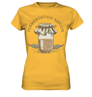 Fermentation Nation – Vintage Glasdesign - Ladies Premium Shirt Bright Lights Arts