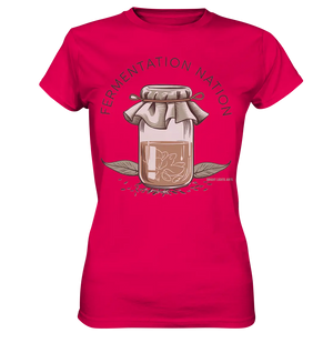 Fermentation Nation – Vintage Glasdesign - Ladies Premium Shirt Bright Lights Arts