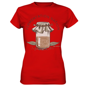 Fermentation Nation – Vintage Glasdesign - Ladies Premium Shirt Bright Lights Arts