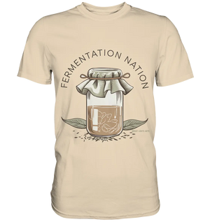 Fermentation Nation – Vintage Glasdesign - Premium Shirt Bright Lights Arts
