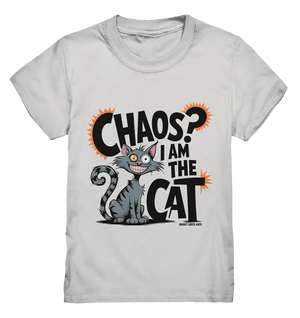 Frech und außergewöhnlich Cartoon Katze mit wildem Blick Ein humorvolles Design - Kids Premium Shirt Bright Lights Arts