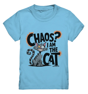 Frech und außergewöhnlich Cartoon Katze mit wildem Blick Ein humorvolles Design - Kids Premium Shirt Bright Lights Arts
