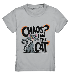 Frech und außergewöhnlich Cartoon Katze mit wildem Blick Ein humorvolles Design - Kids Premium Shirt Bright Lights Arts