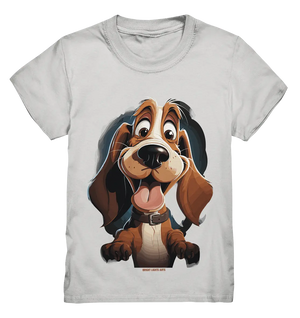 Frecher Hund – Charmantes Cartoon-Design mit Hund - Kids Premium Shirt Bright Lights Arts