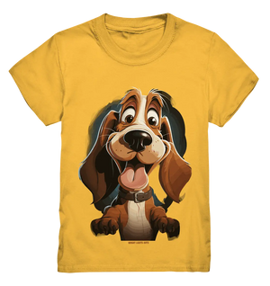 Frecher Hund – Charmantes Cartoon-Design mit Hund - Kids Premium Shirt Bright Lights Arts