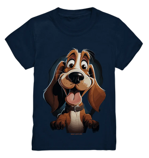 Frecher Hund – Charmantes Cartoon-Design mit Hund - Kids Premium Shirt Bright Lights Arts