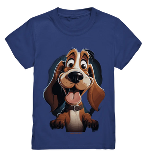 Frecher Hund – Charmantes Cartoon-Design mit Hund - Kids Premium Shirt Bright Lights Arts