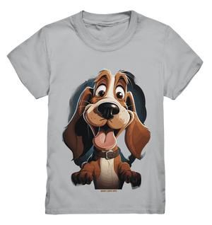Frecher Hund – Charmantes Cartoon-Design mit Hund - Kids Premium Shirt Bright Lights Arts