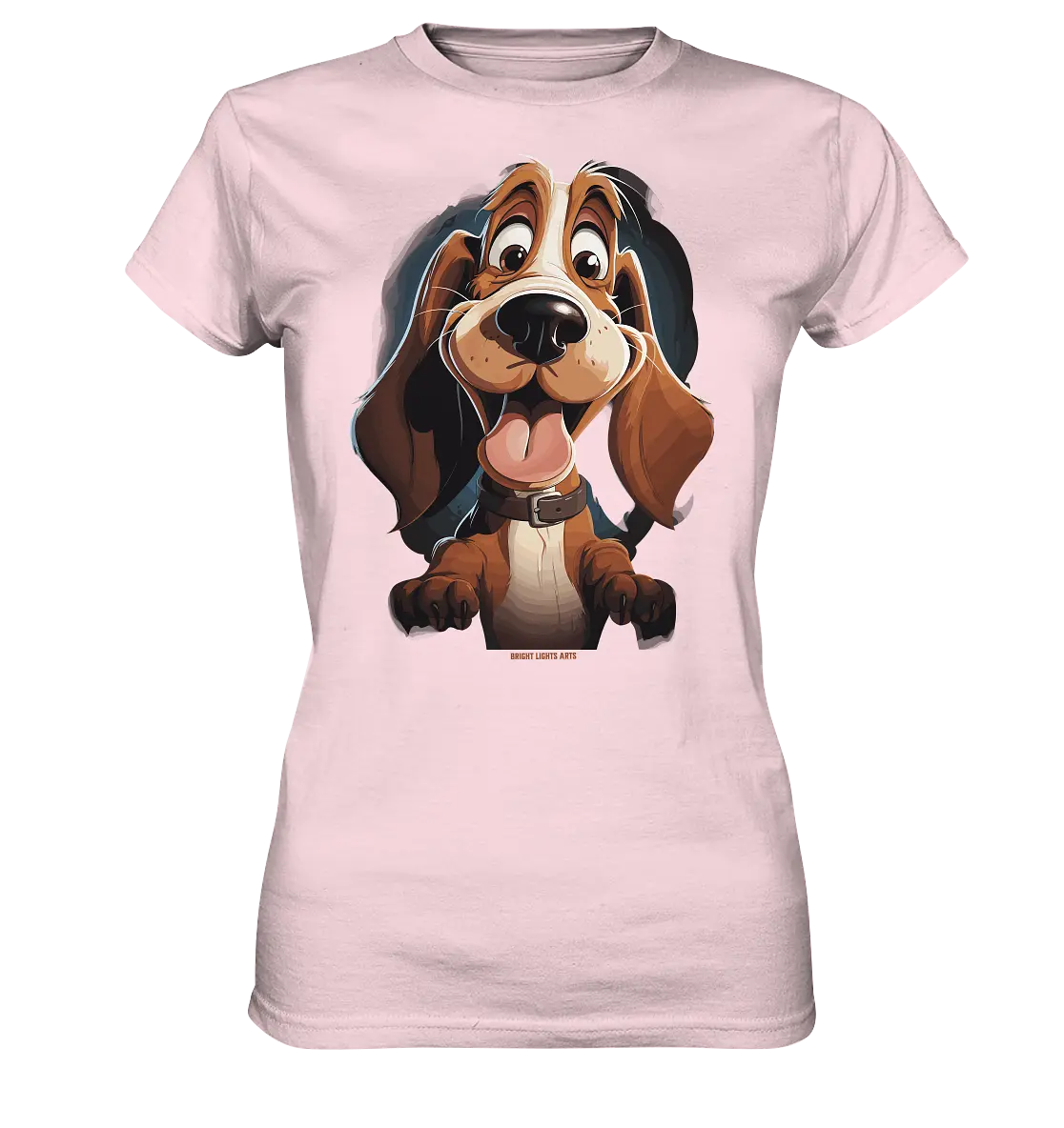Frecher Hund – Charmantes Cartoon-Design mit Hund - Ladies Premium Shirt Bright Lights Arts