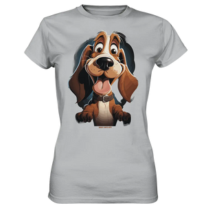 Frecher Hund – Charmantes Cartoon-Design mit Hund - Ladies Premium Shirt Bright Lights Arts