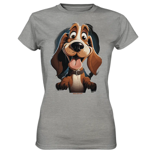 Frecher Hund – Charmantes Cartoon-Design mit Hund - Ladies Premium Shirt Bright Lights Arts
