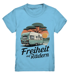 Freiheit auf Rädern - Retro Camping - Kids Premium Shirt Bright Lights Arts