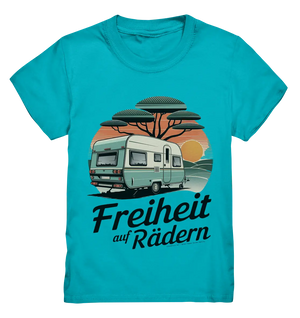 Freiheit auf Rädern - Retro Camping - Kids Premium Shirt Bright Lights Arts