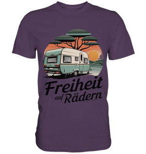 Freiheit auf Rädern - Retro Camping - Premium Shirt Bright Lights Arts