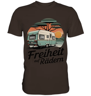 Freiheit auf Rädern - Retro Camping - Premium Shirt Bright Lights Arts