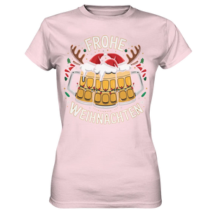 Frohe Weihnachten mit Bierkrügen - Ladies Premium Shirt Bright Lights Arts