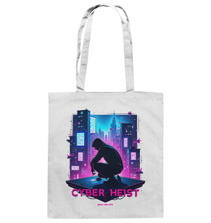Futuristische Hacking Szene im Cyberpunk Stil - Baumwolltasche Bright Lights Arts