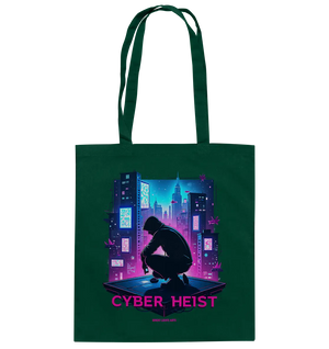 Futuristische Hacking Szene im Cyberpunk Stil - Baumwolltasche Bright Lights Arts
