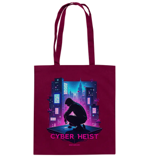 Futuristische Hacking Szene im Cyberpunk Stil - Baumwolltasche Bright Lights Arts