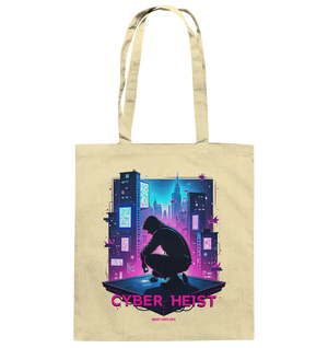 Futuristische Hacking Szene im Cyberpunk Stil - Baumwolltasche Bright Lights Arts
