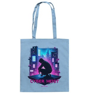 Futuristische Hacking Szene im Cyberpunk Stil - Baumwolltasche Bright Lights Arts