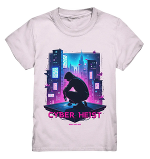 Futuristische Hacking Szene im Cyberpunk Stil - Kids Premium Shirt Bright Lights Arts