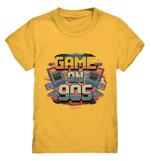 GAME ON 90S Retro Gaming Design - Kids Premium Shirt Bright Lights Arts