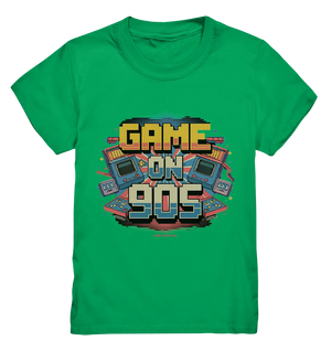 GAME ON 90S Retro Gaming Design - Kids Premium Shirt Bright Lights Arts
