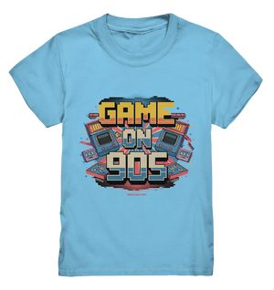 GAME ON 90S Retro Gaming Design - Kids Premium Shirt Bright Lights Arts