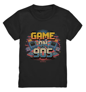 GAME ON 90S Retro Gaming Design - Kids Premium Shirt Bright Lights Arts