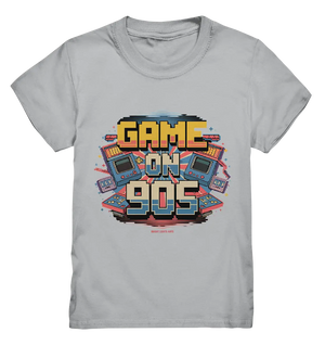 GAME ON 90S Retro Gaming Design - Kids Premium Shirt Bright Lights Arts