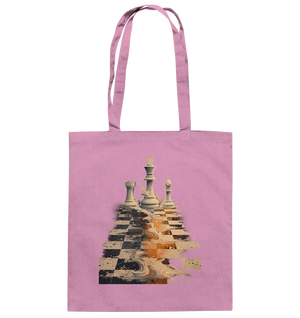 Game of Strategy – Dynamisches Schachdesign voller Energie - Baumwolltasche Bright Lights Arts