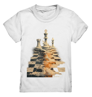Game of Strategy – Dynamisches Schachdesign voller Energie - Kids Premium Shirt Bright Lights Arts