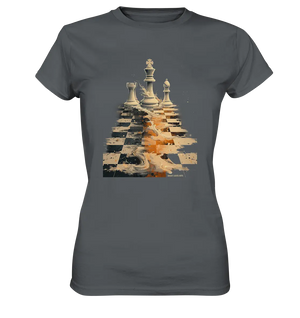 Game of Strategy – Dynamisches Schachdesign voller Energie - Ladies Premium Shirt Bright Lights Arts